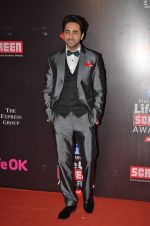 Ayushman Khurana at Life Ok Screen Awards red carpet in Mumbai on 14th Jan 2015